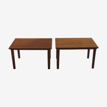 Pair of Midcentury Teak Side Tables