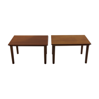 Pair of Midcentury Teak Side Tables