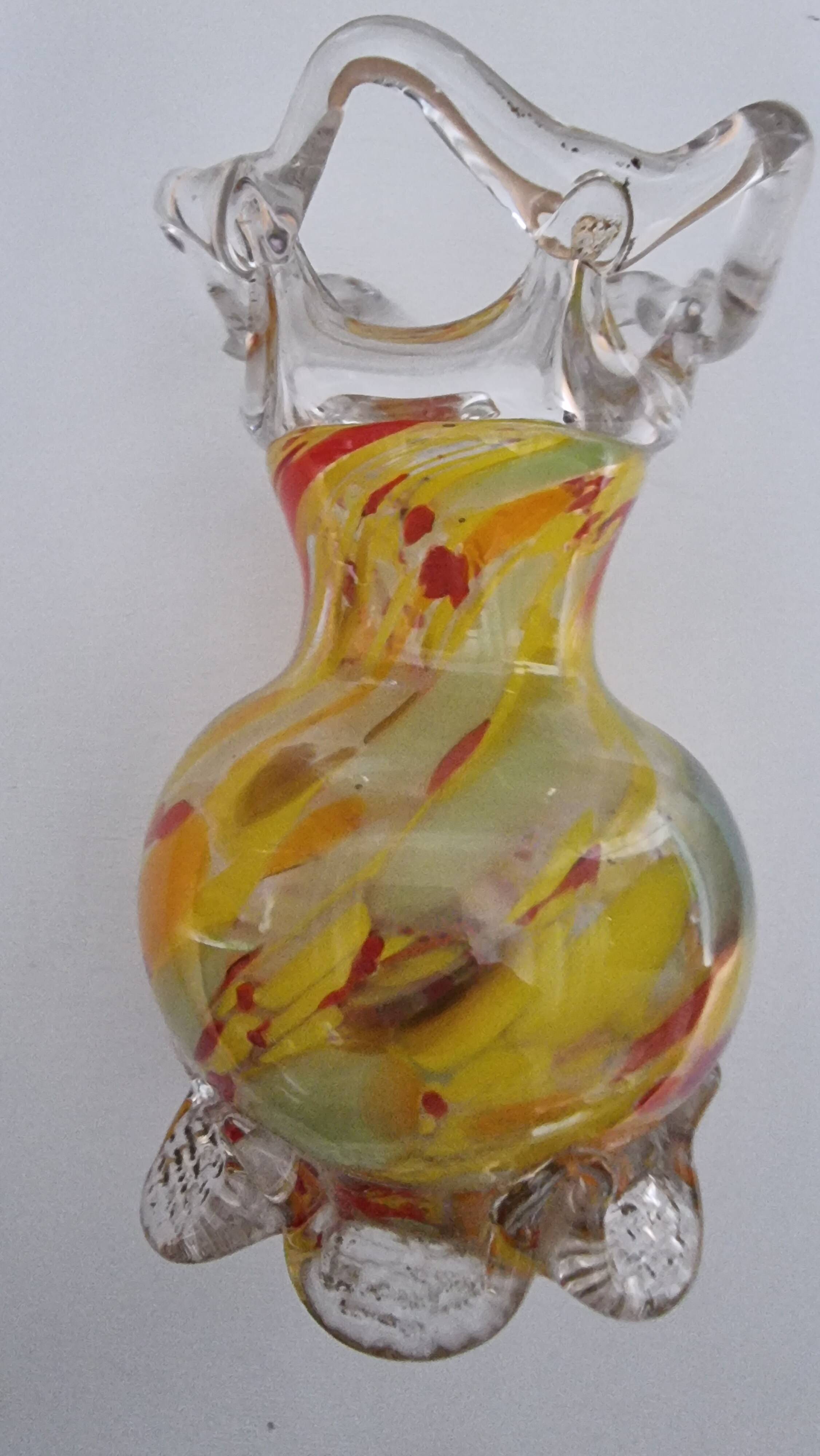 Small multicolor Murano vase