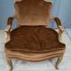 Fauteuil cabriolet style Louis XV