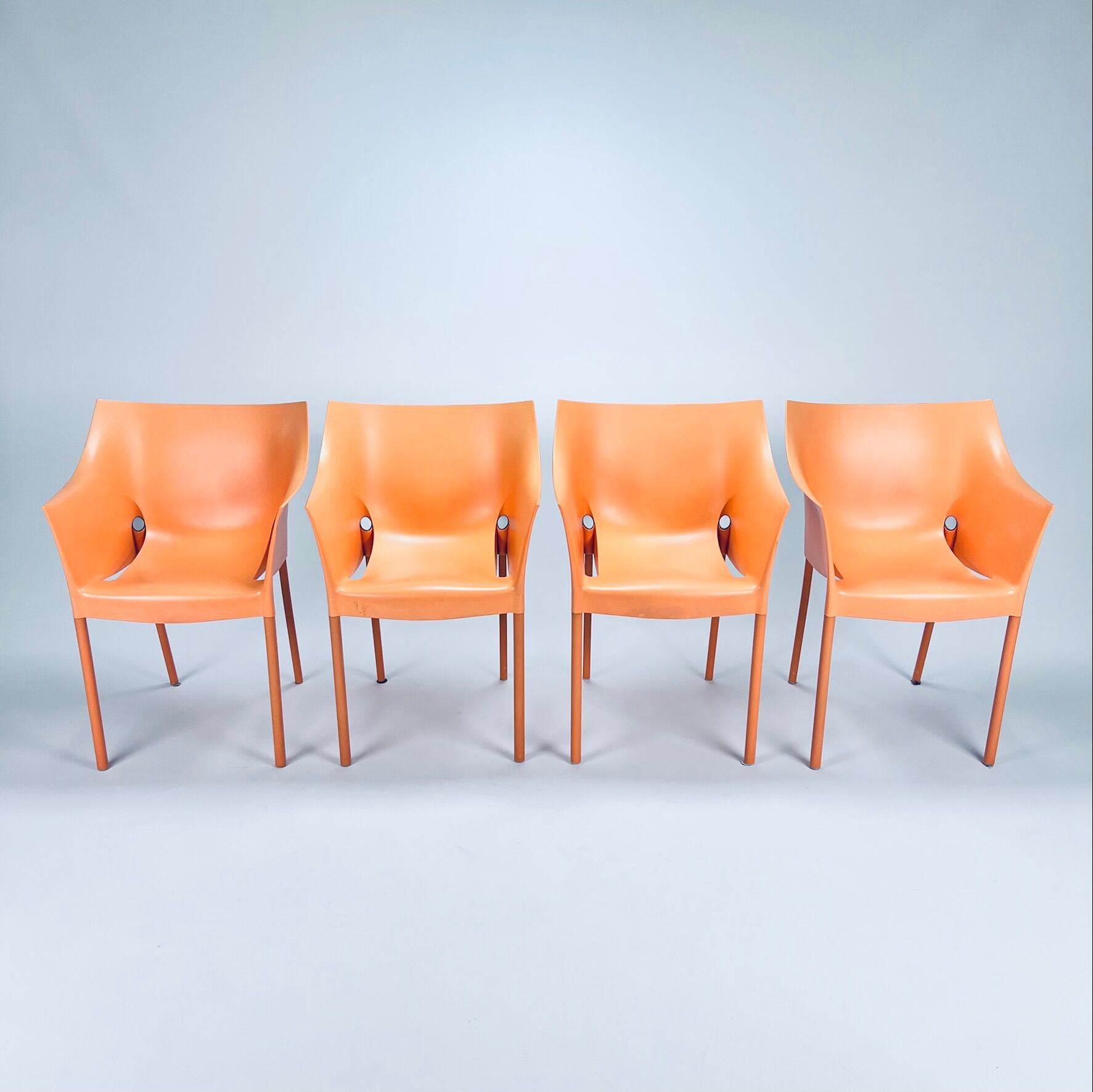 Set of 4 Dr. No chairs by Philippe Starck for Kartell, 1990s