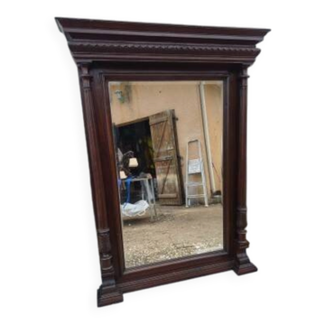 Miroir 19ème chêne, biseauté