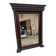 19th-century oak mirror, bevelled