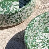 Two speckled ceramic cups