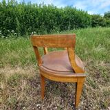 Rosewood and bronze office chair