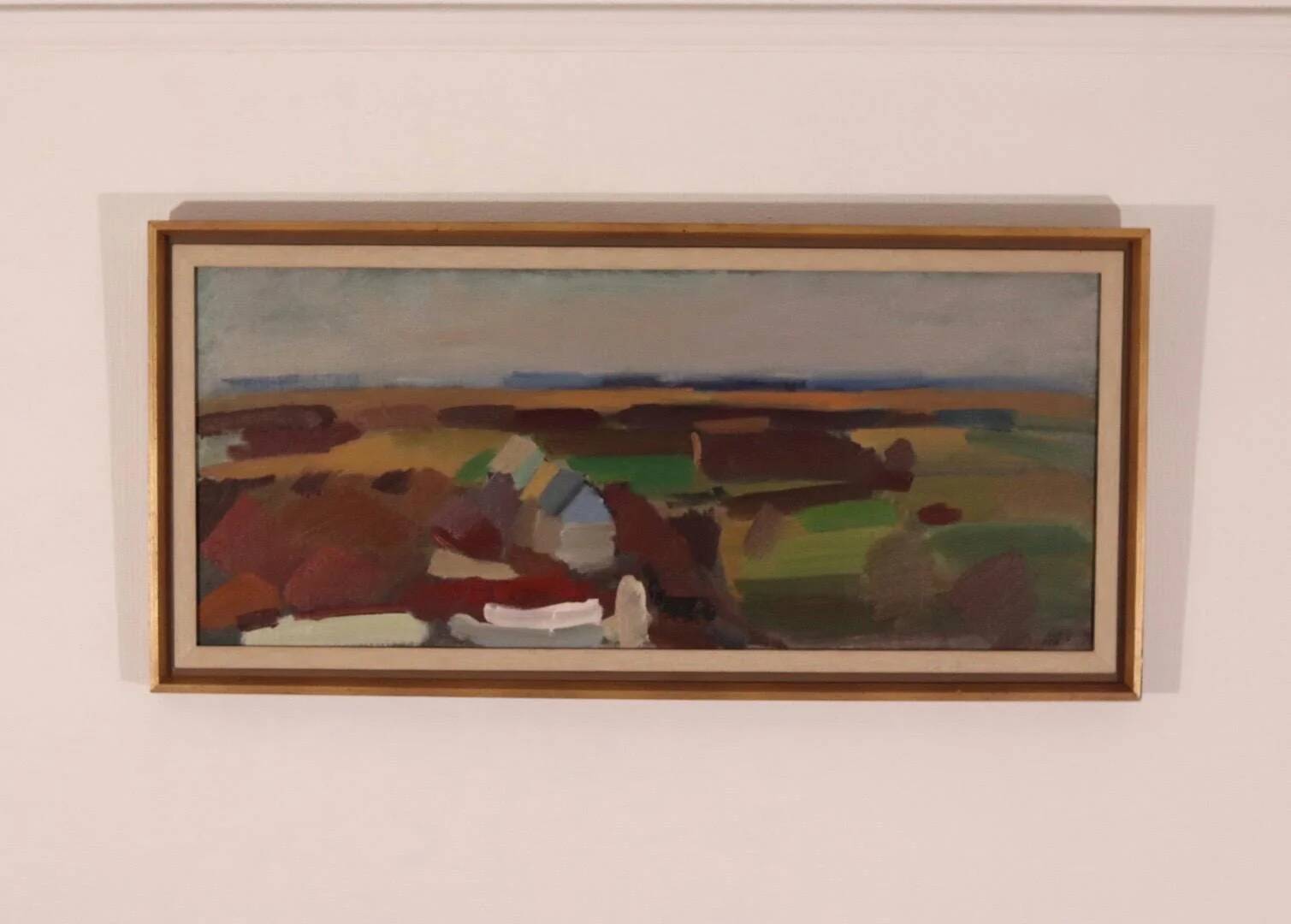 Paysage abstrait/cubiste par Gösta Stawåsen