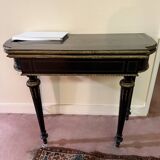 black half-moon table Napoleon III