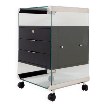 “Movie Cassettiera” rolling box by Pierangelo Gallotti for Gallotti & Radice