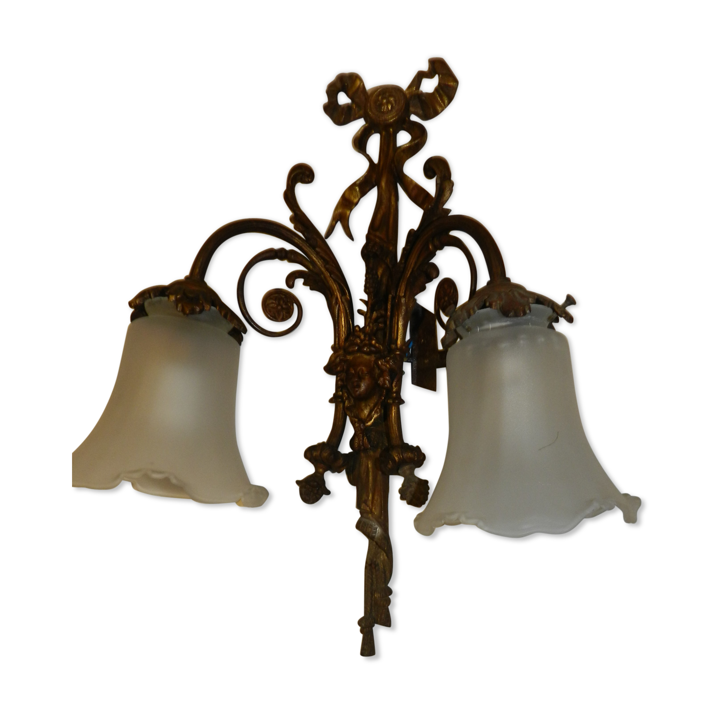 Sconce bronze knot Louis XV