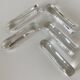 Set of five knife rests signed in crystal by the Daum Nancy house, 1960.