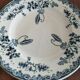 8 iron earthenware plates (St Amand Hamage HB & Cie Sarreguemines Digoin)