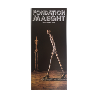Alberto giacometti, the man who walks, sculpture exhibited at the maeght foundation