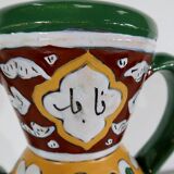 Polychrome vase in glazed earthenware, Nabeul – 1920