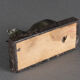 Art deco cat in regule by m. font green patina 1930 marble base