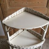 Rattan shelf
