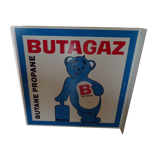 Advertising plate butagaz