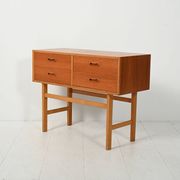 Scandinavian entrance cabinet from the 1950s–60s in teak and oak