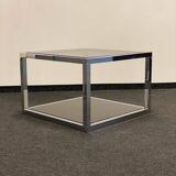 Italian Side Tables - Mid-Century Chrome/Smoked Glass, 1970s