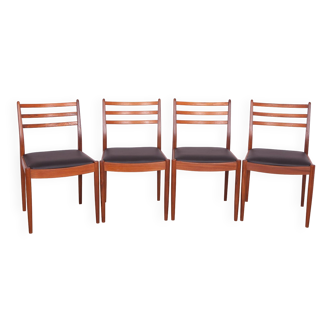 Chaises de Salle à Manger Vintage en Teck par Victor Wilkins pour G-Plan, 1960s, Set de 4