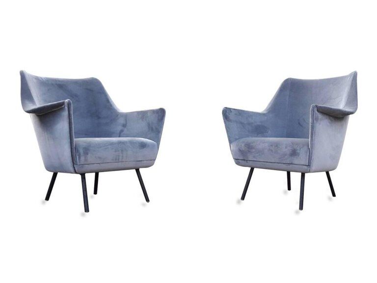Ensemble de fauteuils club années 1950