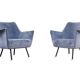Ensemble de fauteuils club années 1950