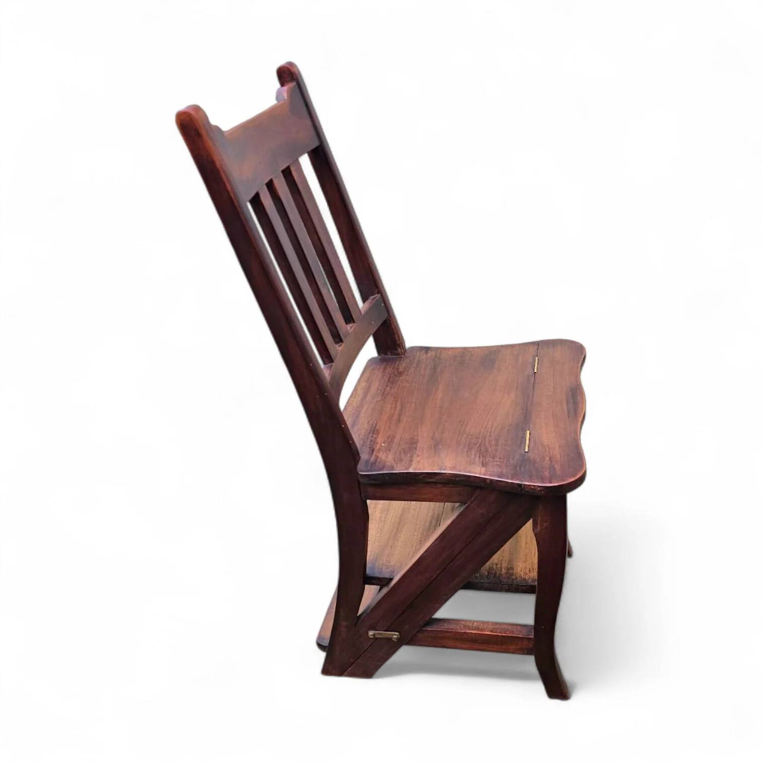 Franklin ladder chair / library chair / 4-step ladder chair / folding step stool chair