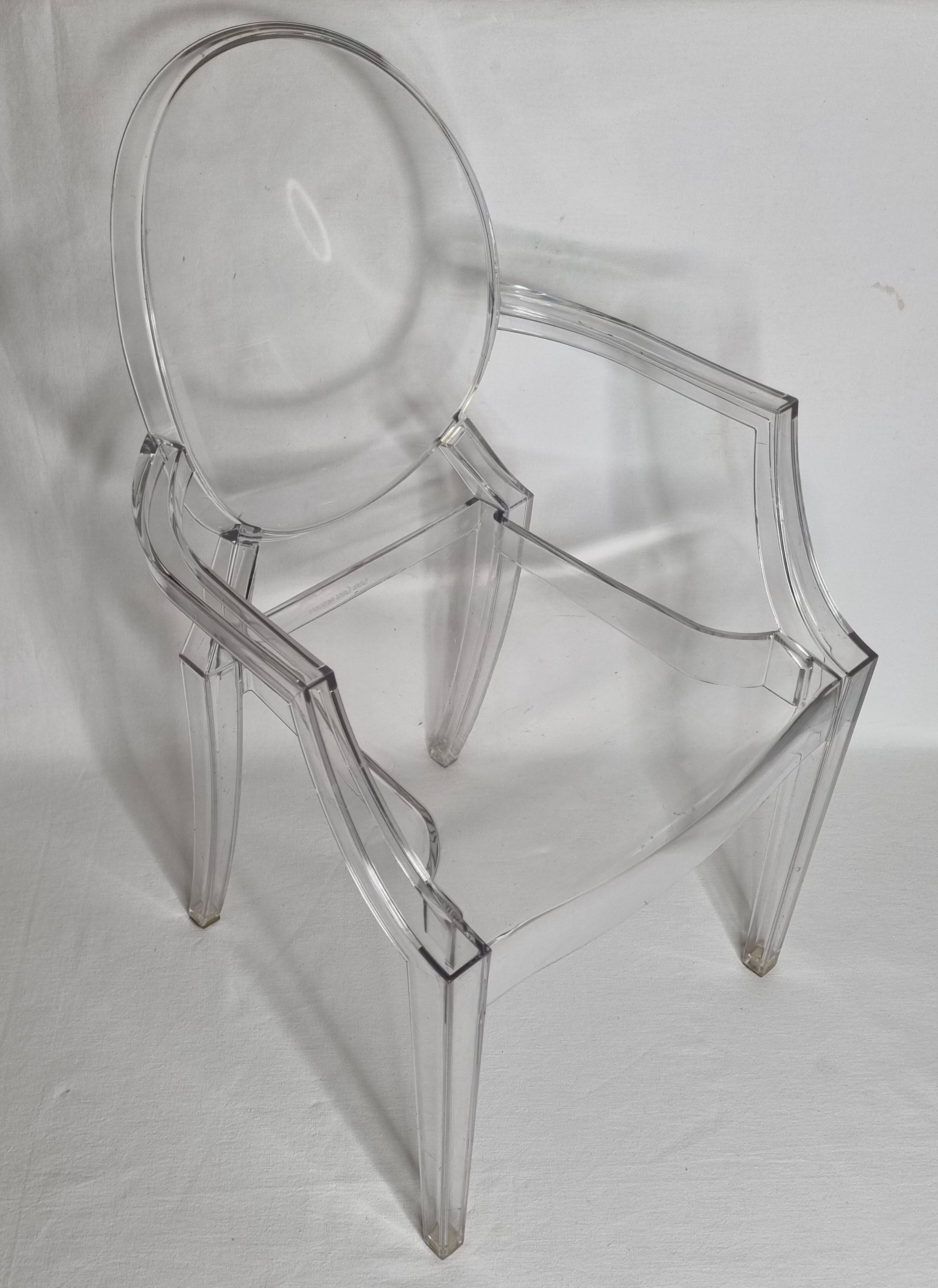 Child's chair Lou Lou Ghost designed by Philippe Starck for Kartell