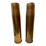 Standing ashtray and vase - brass shell
