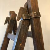 Old wooden stepladder