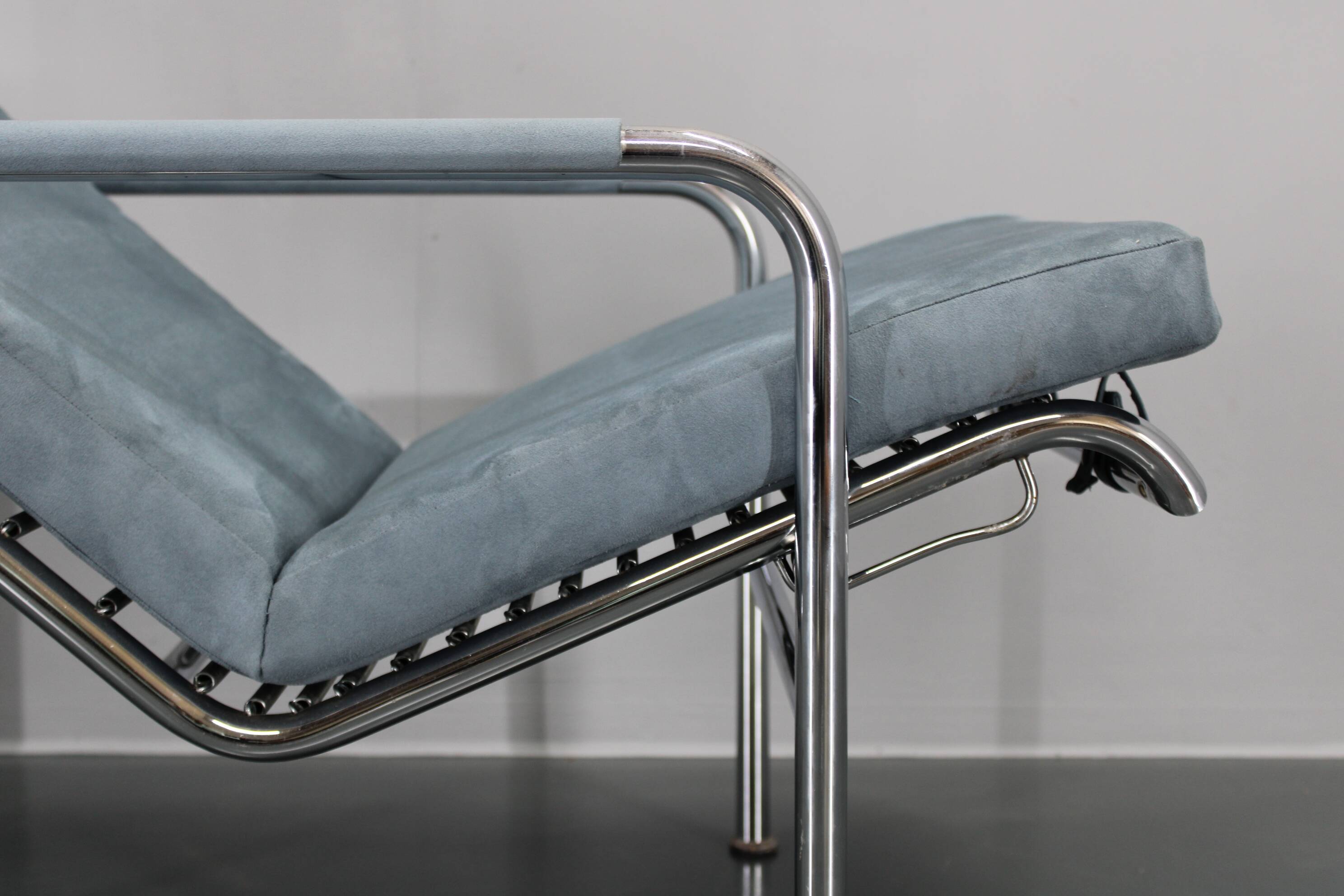 1980s Zanotta "Genni" Adjustable Lounge Chair, Italy