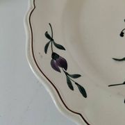 Vintage Longchamp plates – "Tulips" model – 1950s-60s