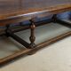 Table de salle à manger en chêne, XIXème siècle