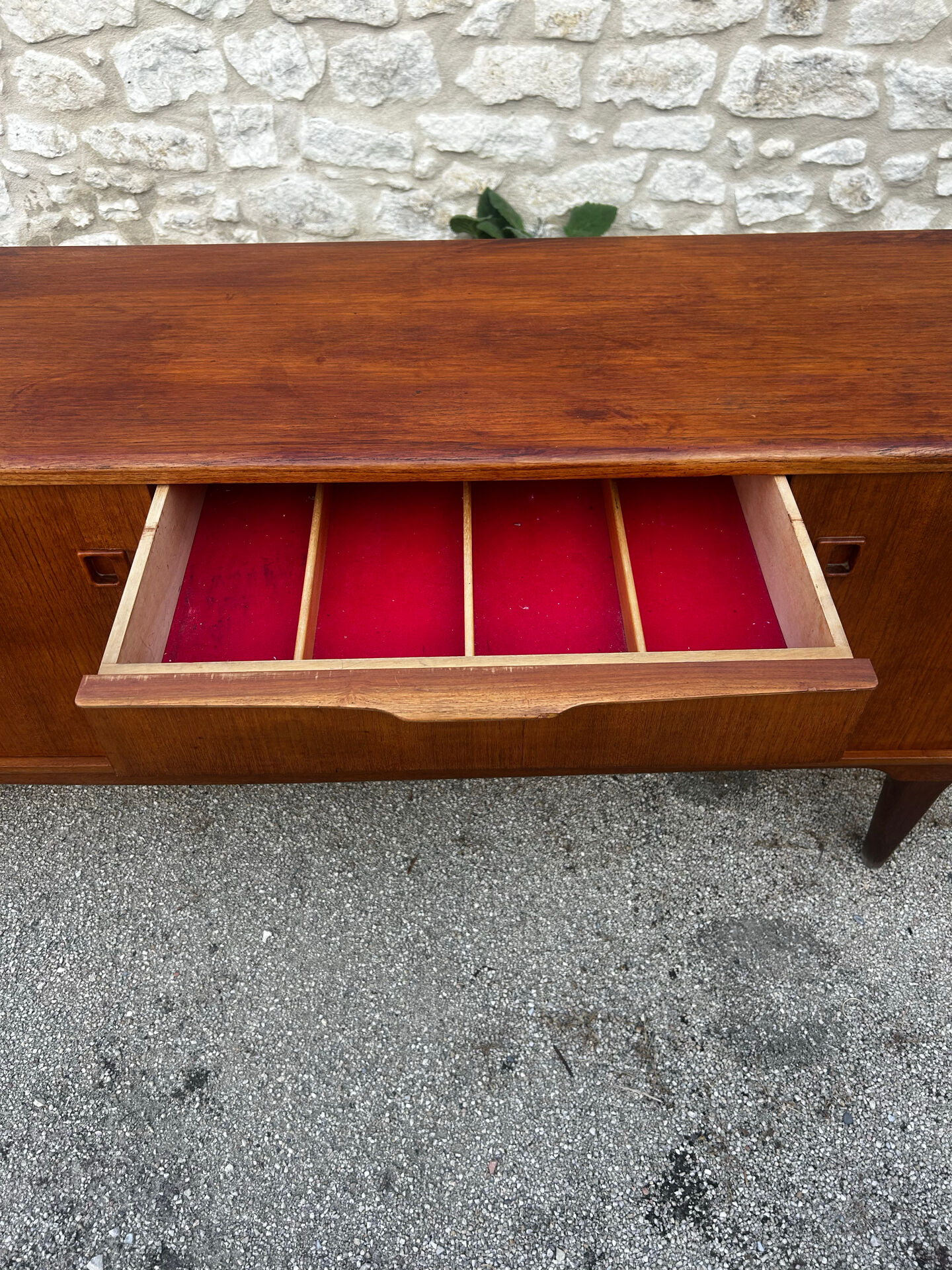 Vintage Scandinavian sideboard - 250 cm