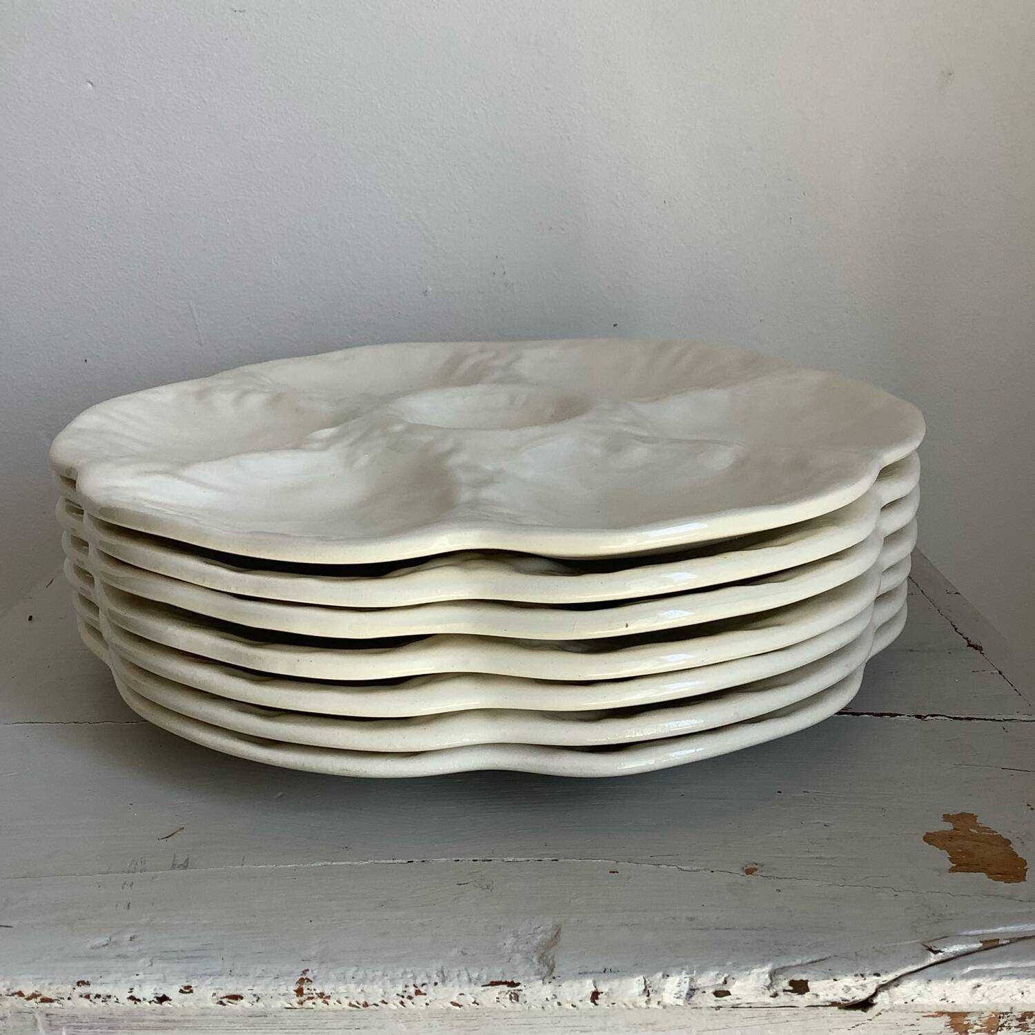 7 oyster plates