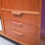 Vintage teak wardrobe