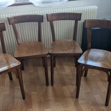 4 chairs vintage Baumann bistro