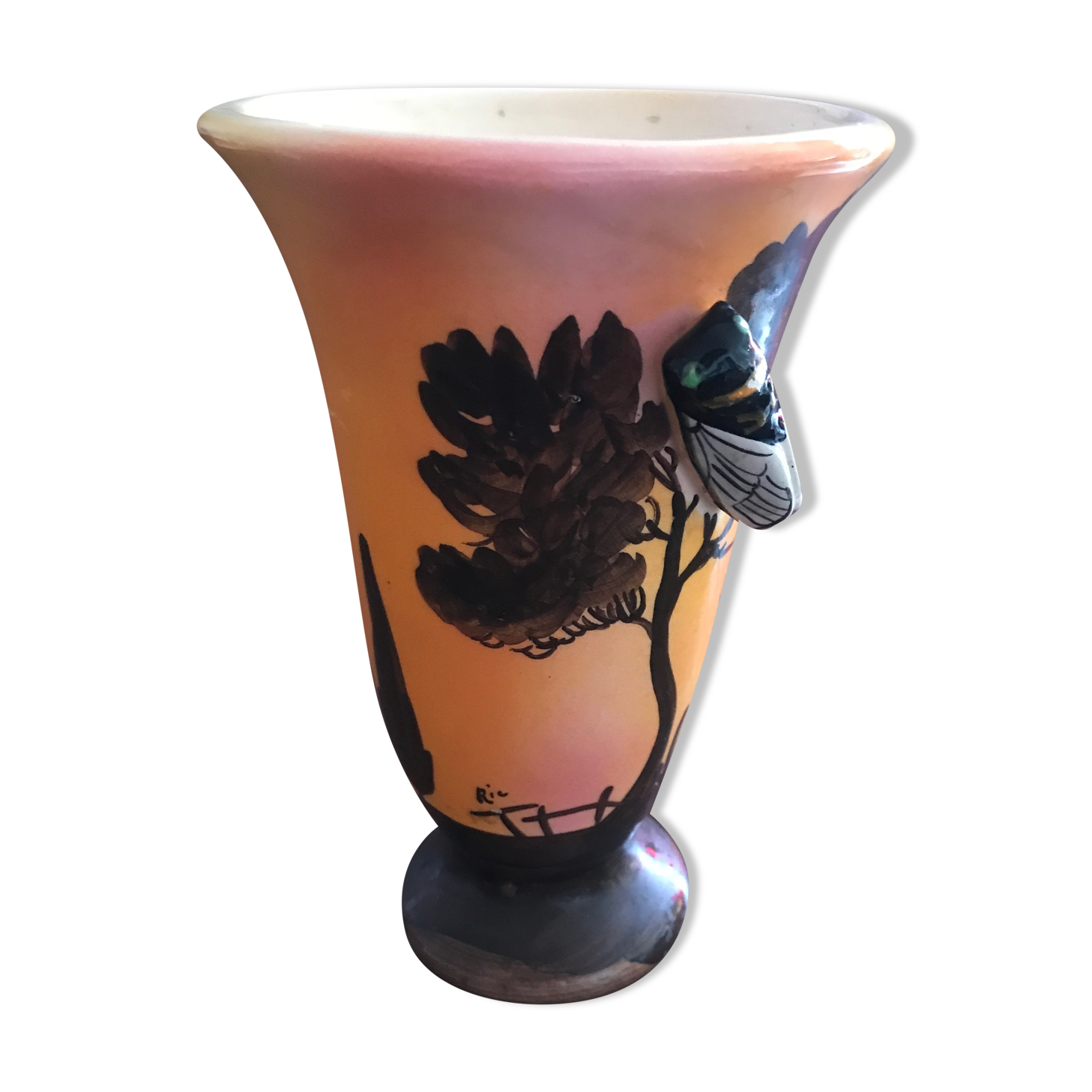 "Vase 'Vallauris Ric' in ceramic"