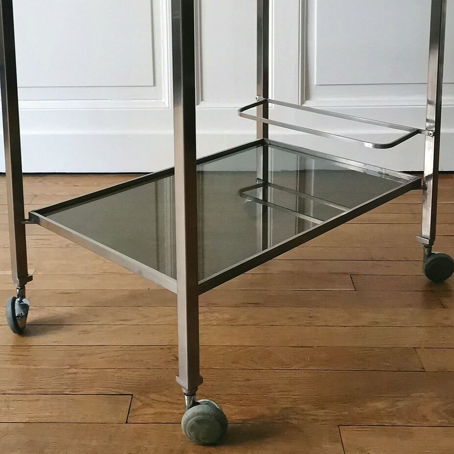 Desserte roulante de Guy Lefèvre, Maison Jansen, 1970