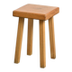 Pine stool by Charlotte Perriand, Les Arcs, France
