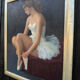Tableau huile toile danseuse Joan MAYOR