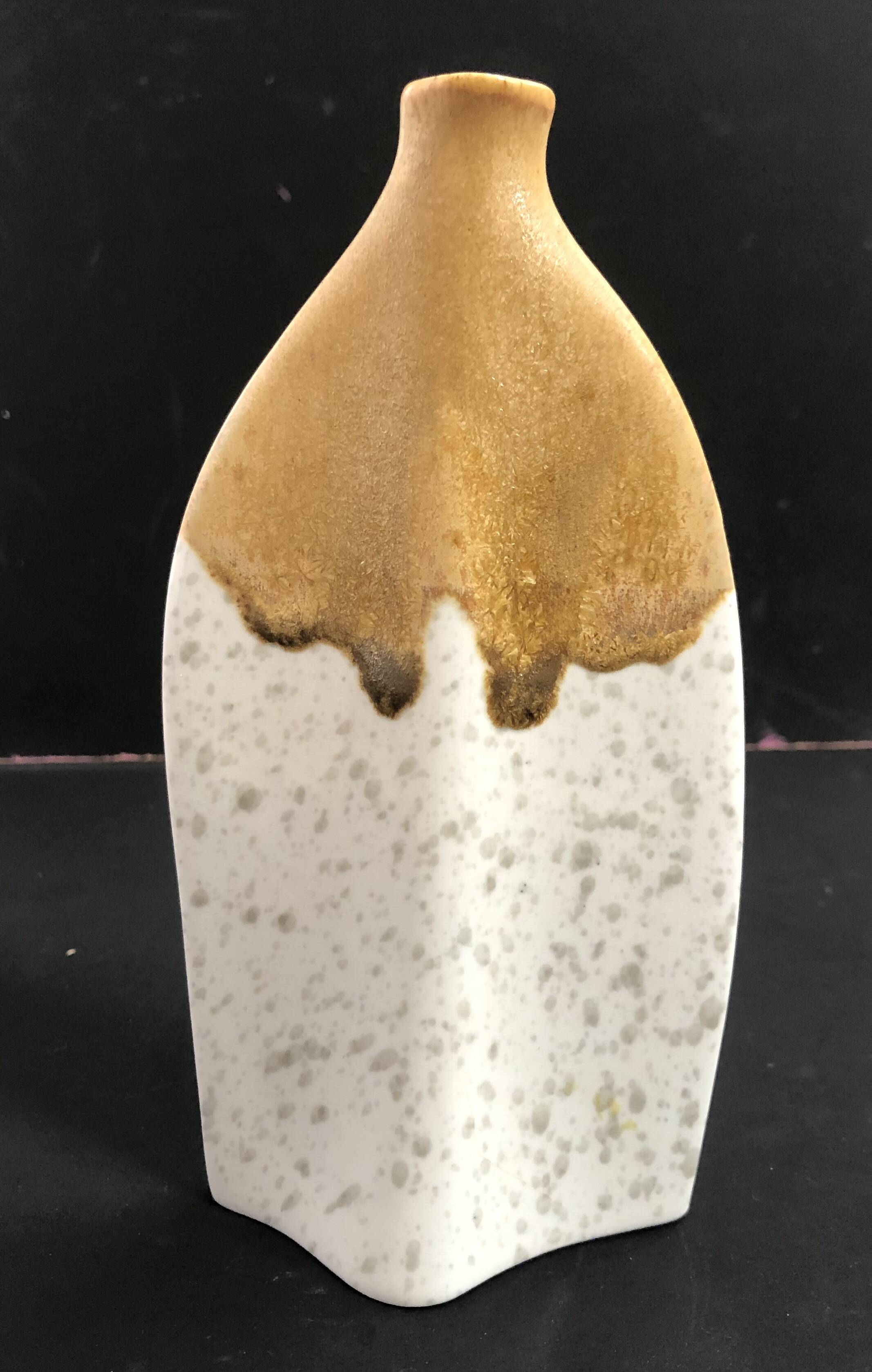 Modern sgrafo vase by Peter Müller, Germany