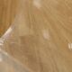 Vintage round coffee table in lucite and marbled glass.