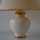 Lampe de table ceramique craquelee