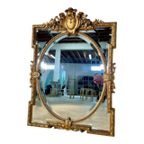 Louis XVI closed-screen mirror