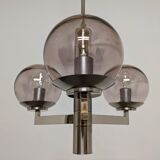3-light space age chandelier from the 60s-70s