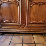 Louis xiv cabinet in solid walnut from the 18th century