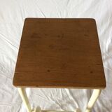 Vintage retractable stepladder stool