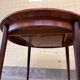 Table à manger ronde extensible en teck vintage