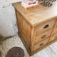 XXL solid oak counter sideboard