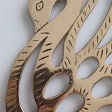 Brass swan trivet